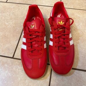 Adidas Samba OG Better Scarlet/White/Metallic Gold/Gum